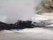 غارة من مسيرة إسرائيلية تستهدف دراجة في في النبطية بجنوب لبنان