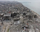النازحون في قطاع غزة يقيمون داخل مباني قيد الإنشاء